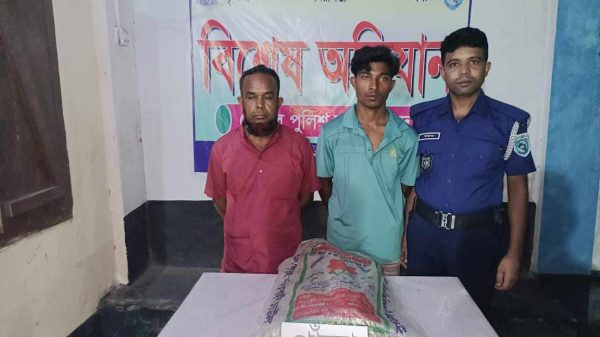 কালীগঞ্জে ৫ কেজি গাঁ-জাসহ গ্রেফ-তার ২