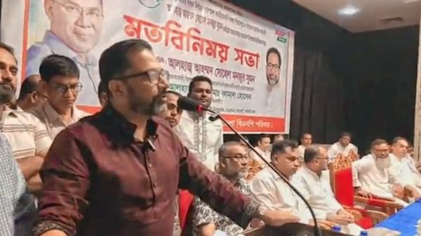 রাজনীতি হলো দেয়ার জন্য পা-ওয়ার জন্য নয়- আহম্মদ সোহেল মনজুর সুমন