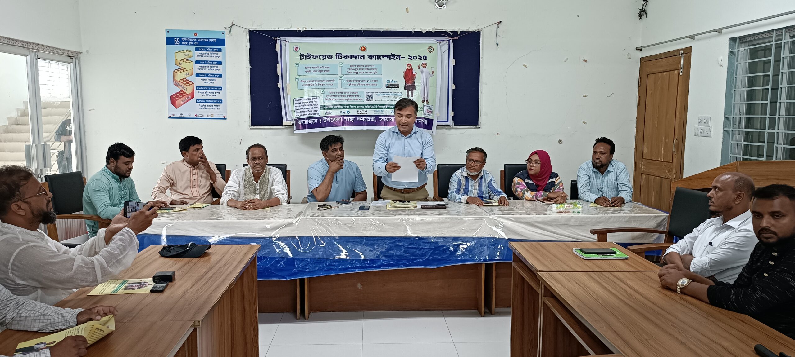 দোয়ারাবাজারে সাংবাদিকদের নিয়ে টাইফয়েড টিকাদান বিষয়ক মতবিনিময় স-ভা অনুষ্ঠিত
