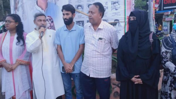 তারাকান্দায় এনসিপি নেতা মাসুদের উ-পর হা-মলার প্র-তিবাদে ময়মনসিংহে বিক্ষো-ভ সমাবেশ
