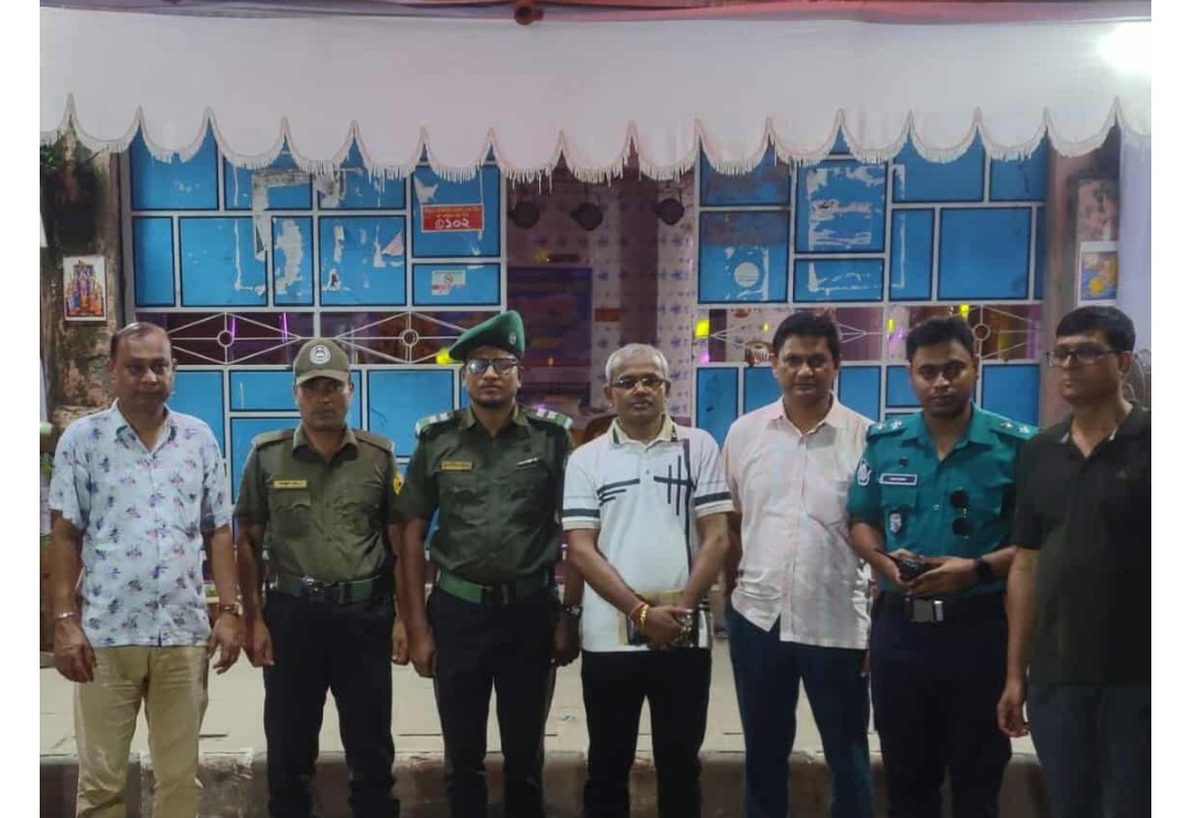 শারদীয় দুর্গোৎসব ২০২৫,  বাংলাদেশ মাইনরিটি জনতা পার্টি-(বিএমজেপি)’র মন্দির পরিদর্শন