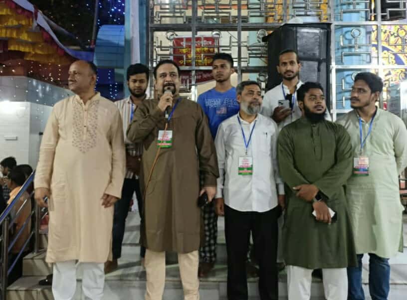 ময়মনসিংহে এনসিপি নেতৃবৃন্দের দুর্গা পূজামণ্ডপ পরিদর্শন ও ম-তবিনিময়