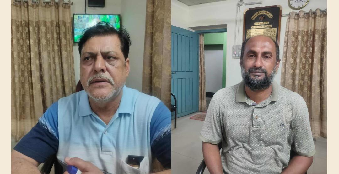 ভারতে পা-লানোর সময় বরগুনা ও বরিশালের দুই আ.লীগ নেতা বিরামপুরে আ-টক